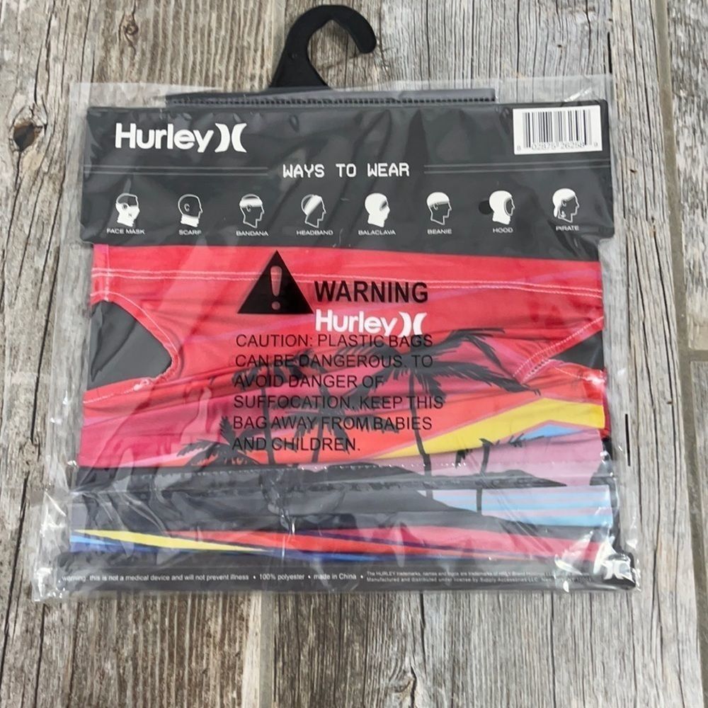 NWT Hurley face mask/ gaiter